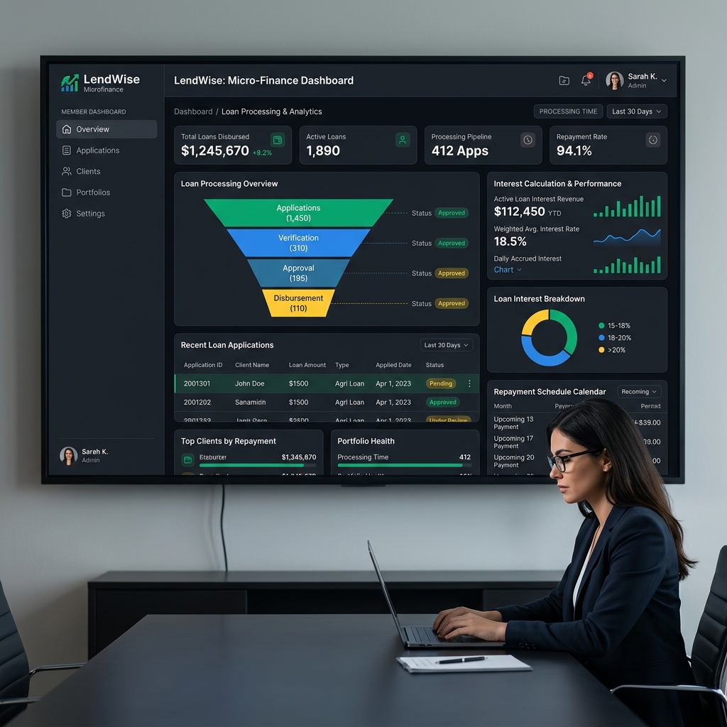 IRD-COOP Microfinance Dashboard